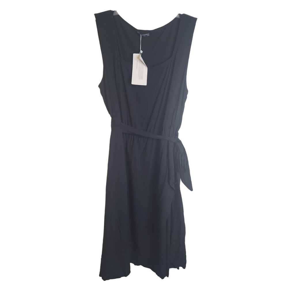BloomChic Sleeveless Belted Faux Wrap Dress, NWT, Size 12